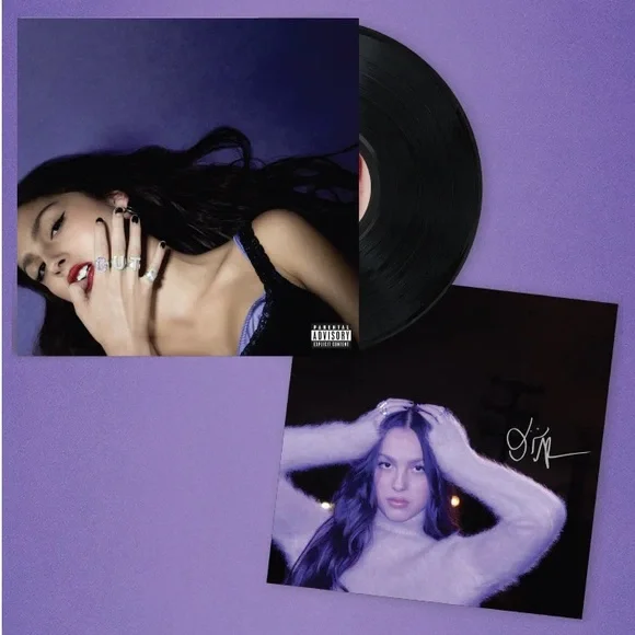 Olivia Rodrigo Signed GUTS 180g Black Vinyl - Order Shipped 海外 即決